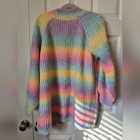 NWT Size 2XL Crown & Ivy Multicolor Open-Front Cardigan - Picture 3 of 3